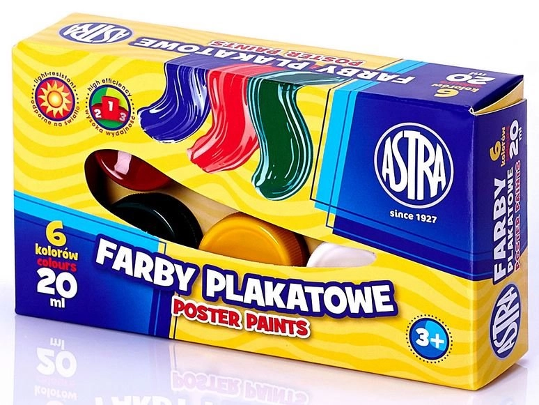 E-shop Temperové farby Astra 6 x 20 ml