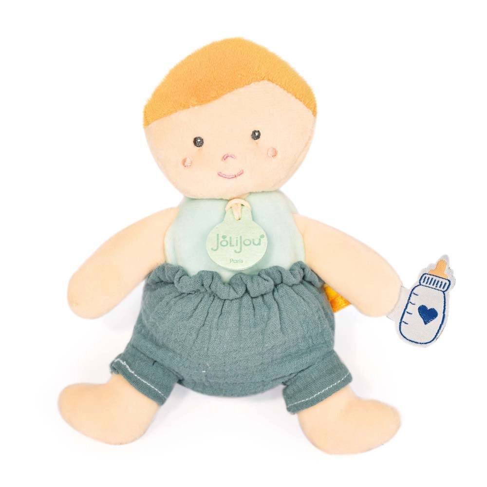 E-shop Doudou Jolijou bábika 18 cm zelená
