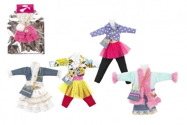 Teddies Šaty/Oblečky krátke na bábiky