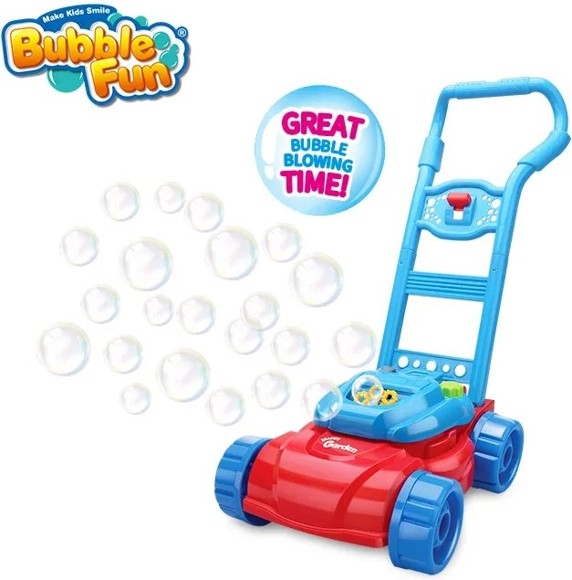 E-shop Bubble Fun stroj na bubliny – kosačka s náplňou 118 ml