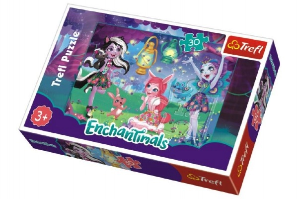 puzzle enchantimals magický svet 30 dielikov