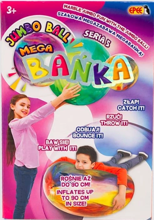 Mega bublina farebný šialenstvo modro-zelená