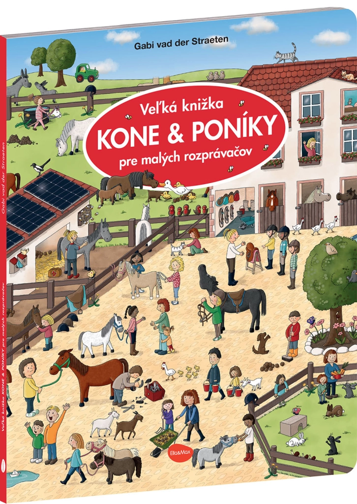 E-shop Veľká obrázková knižka Kone a poníky