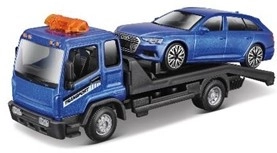 E-shop Bburago odtahovka s Audi A6 Avant 1:43