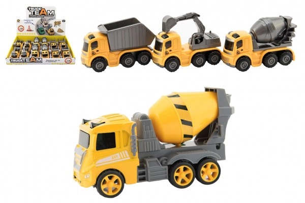 E-shop Teddies Auto stavebné na zotrvačník 10 cm