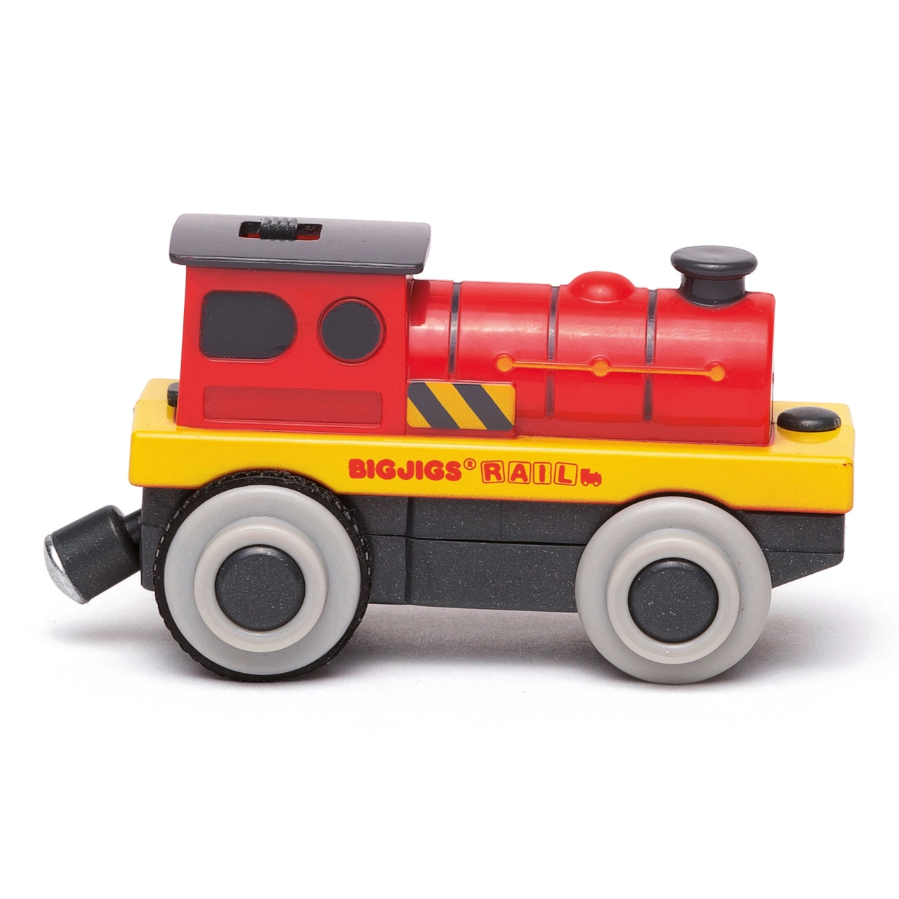 E-shop Bigjigs Rail Elektrická lokomotíva Červený silák