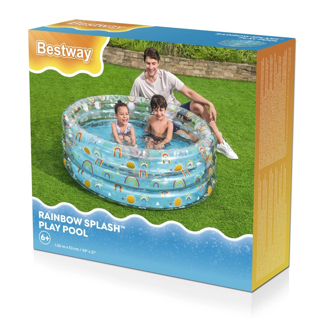 E-shop Bestway 51045 150 x 53 cm Rainbow Splash