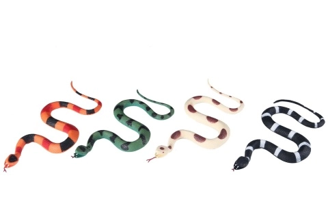 Gumový had – realistická plastová hračka pre deti