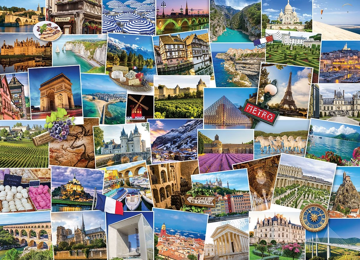 E-shop Puzzle Cestovateľ - Francúzsko 1000 dielikov od Eurographics
