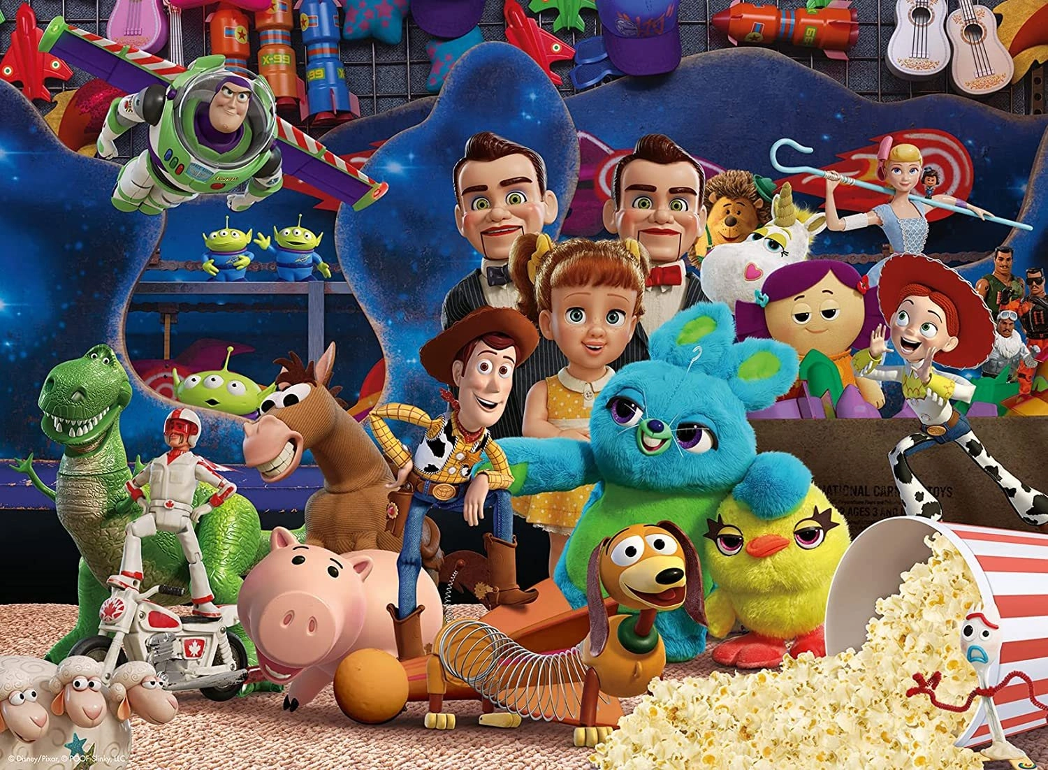 E-shop Ravensburger 104086 Disney Toy Story 4 100 XXL dielov