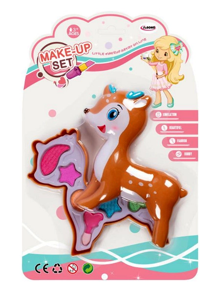 E-shop Make-up set pre bábiky a dievčatá v tvare srnčeka
