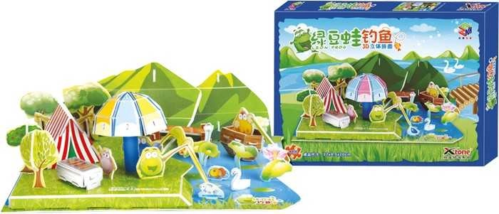 E-shop Magic Puzzle 3D puzzle Žabí tůňka 56 ks