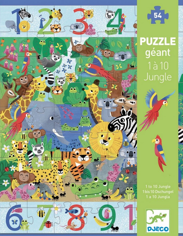 E-shop Puzzle Džungle 54 dielikov od Djeco