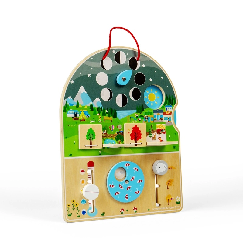 E-shop Bigjigs Toys motorická doska Počasie