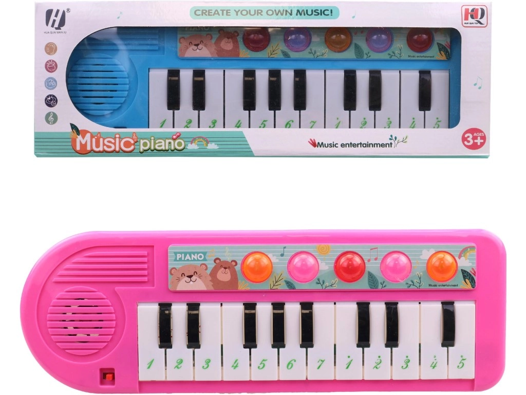 Interaktívny detský klavír – 3 farby