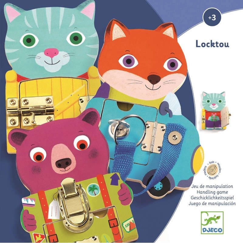 E-shop Uzamykacie zvieratká DJECO – motorické zručnosti pre deti