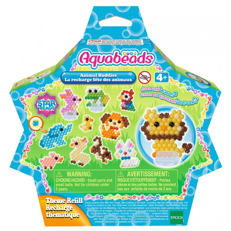 E-shop Aquabeads veselé zvieratká – doplnková sada korálikov