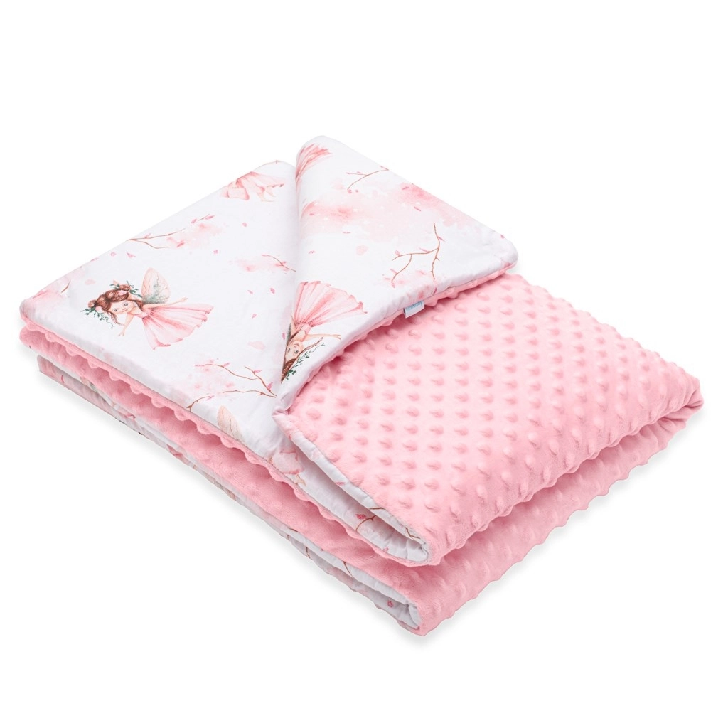Detská deka z minky s výplňou New Baby Víly 80 × 100 cm