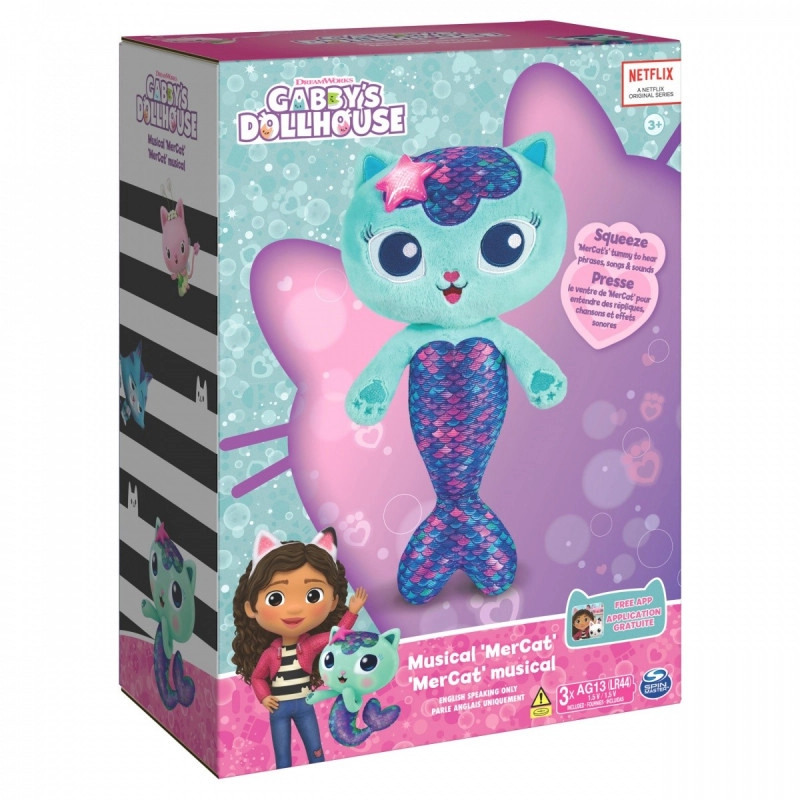 E-shop Gabby's Dollhouse GDH PLH Feature Plush MerCat GML 6064359