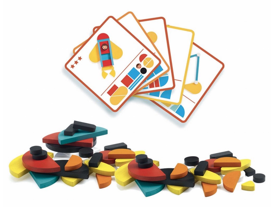 Djeco magnetická skladačka Doprava