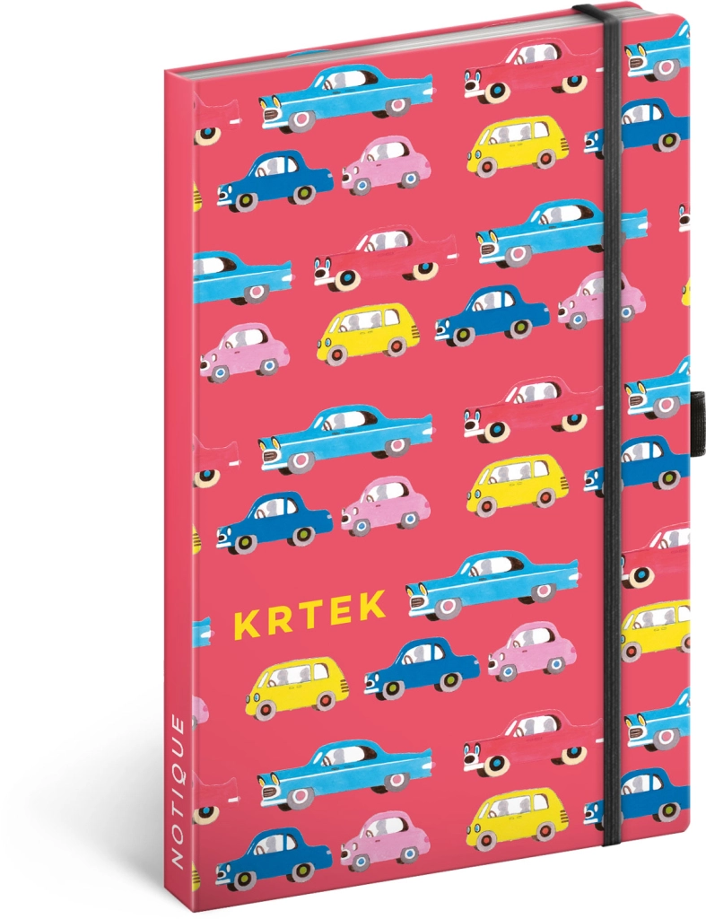 E-shop Baagl Notes Krtek Auta linkovaný 13 × 21 cm