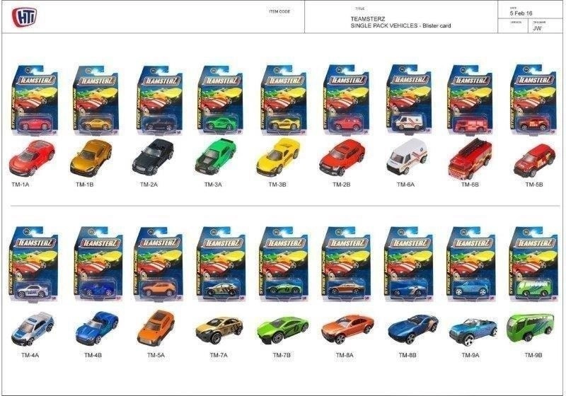 E-shop Teamsterz kovové autíčko