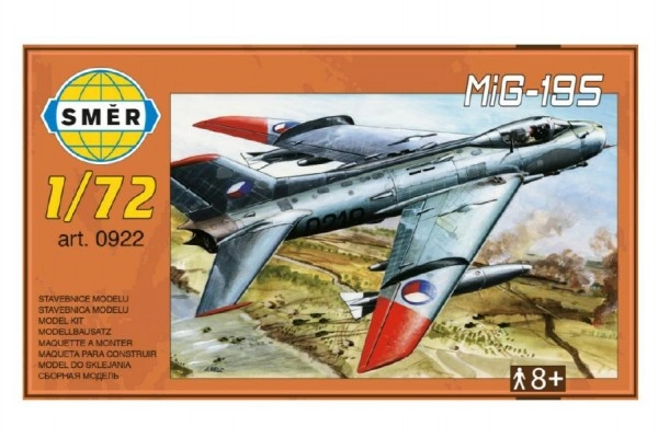 Směr plastikový model letadla ke slepení Fiat G. 55 slepovací stavebnice letadlo 1:48