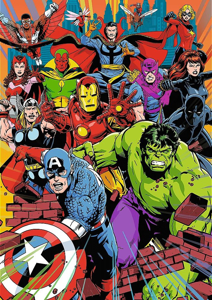 E-shop TREFL Premium Plus Marvel Hrdinovia Marvelu 1000 dielov