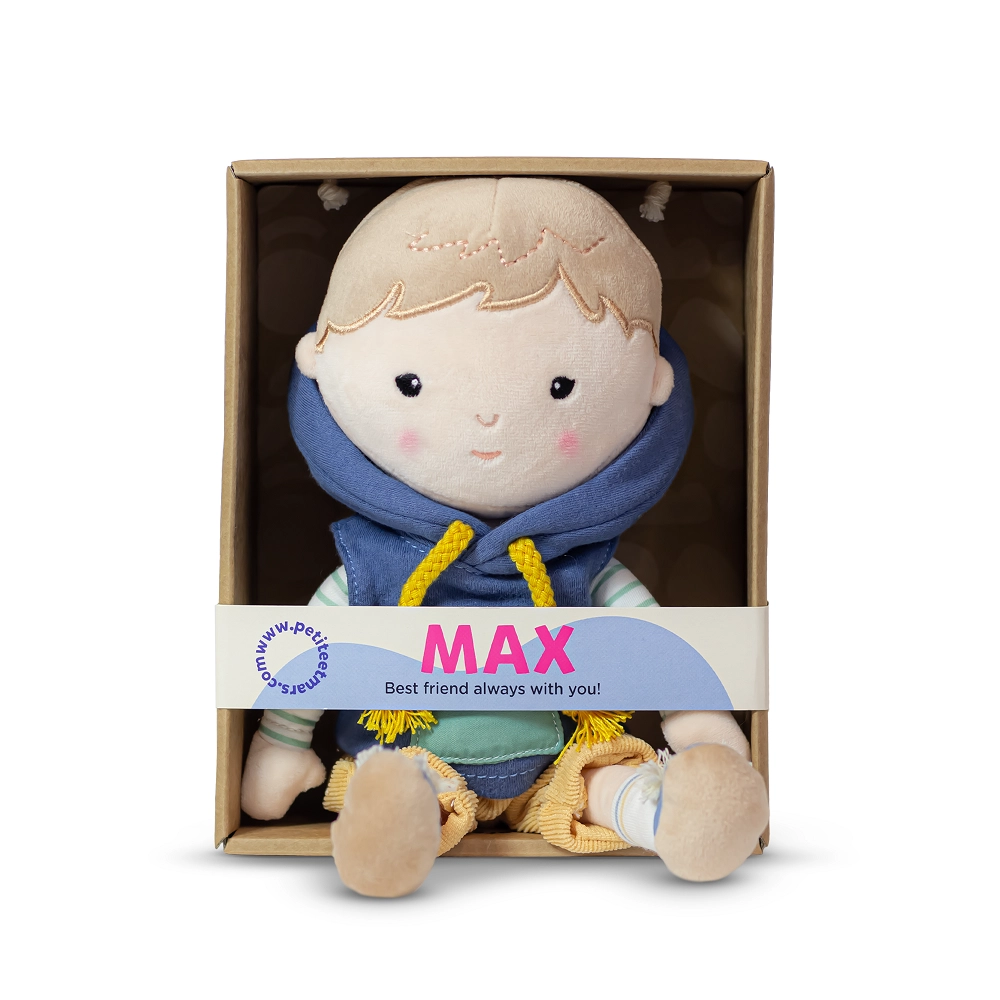E-shop Petite&Mars plyšová bábika Max 35 cm