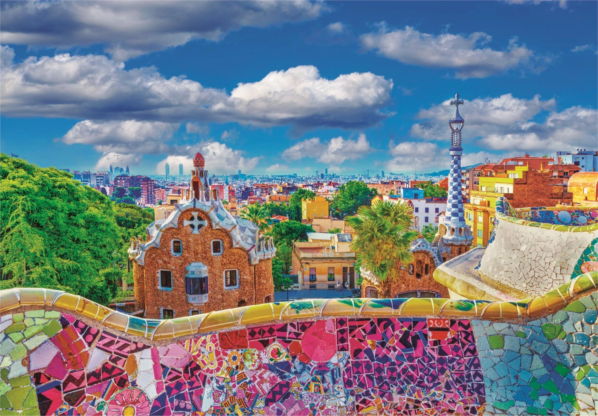CLEMENTONI Park Güell Barcelona 1000 dielov