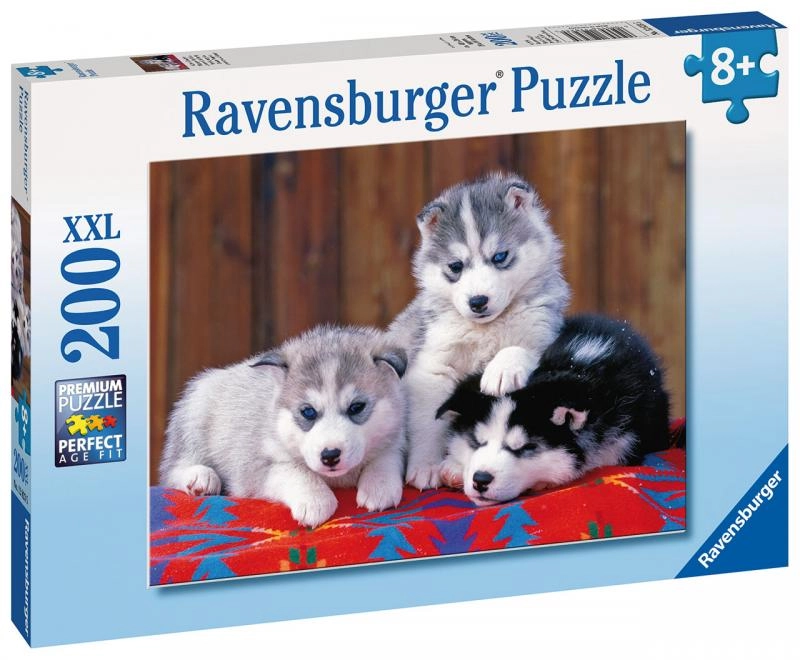 E-shop Ravensburger XXL Šteniatka husky 200 dielov