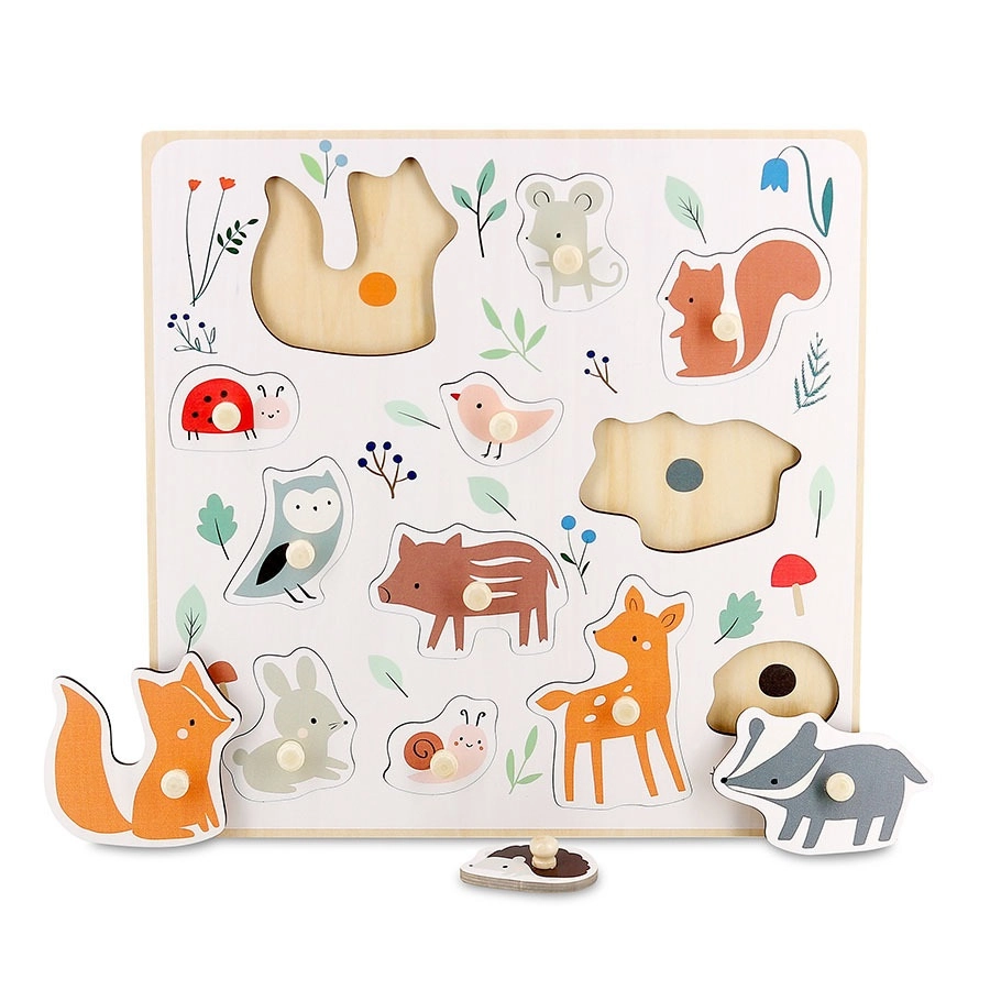 E-shop Vilac lesné zvieratká puzzle s úchytom od Sarah Betz