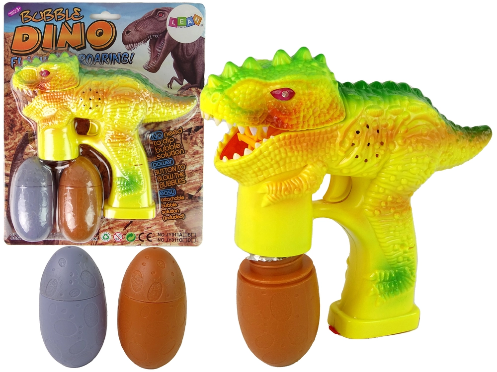 E-shop Lean Toys Bublifuk v tvare žltého Dinosaura