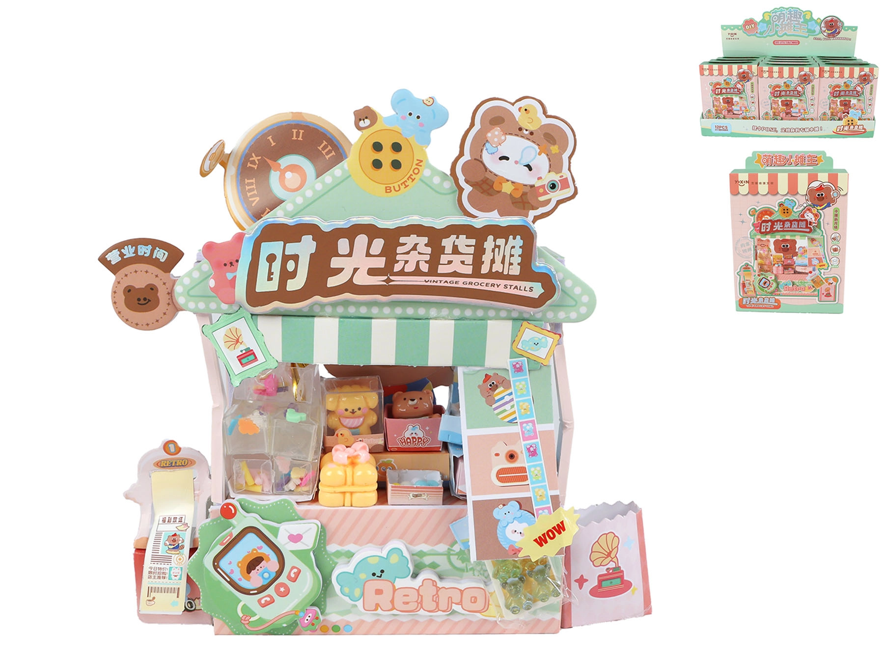 E-shop Kawaii retro stánok – mini stavebnica