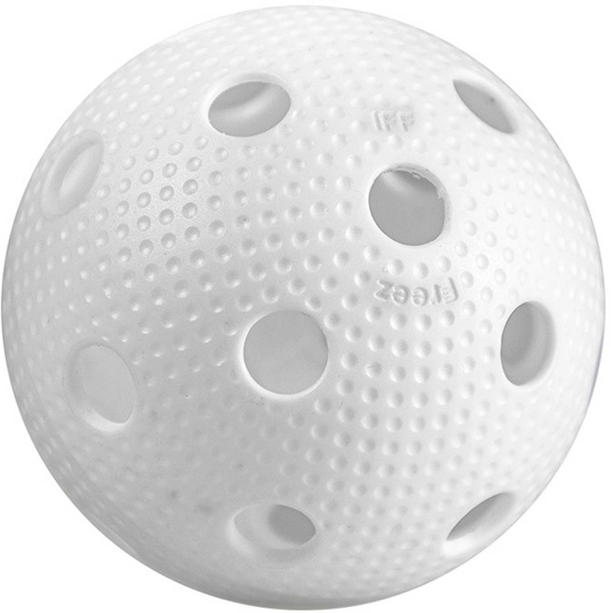 ACRA florbalová loptička Freez Ball Official biela s certifikáciou IFF - 1 kus