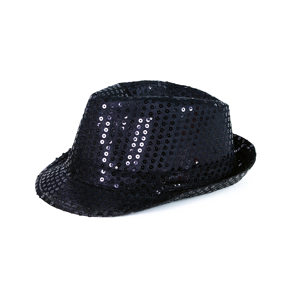 E-shop RAPPA Klobúk disco čierny s LED svetlom pre
