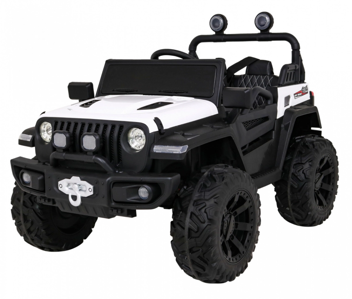 Detské elektrické autíčko RAMIZ 4x4 – biele