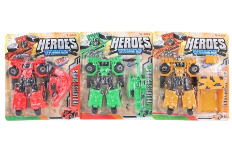 E-shop Skladací stavebný robot – plastová stavebnica 2v1