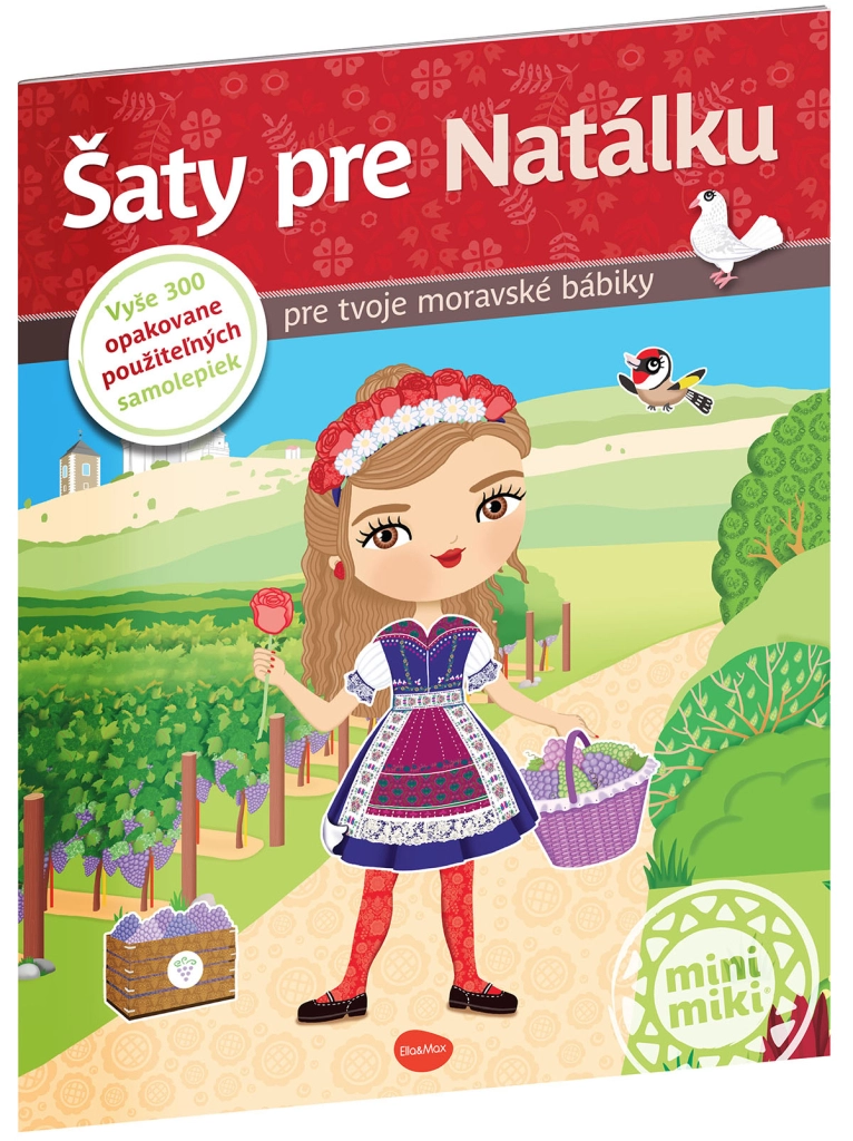 E-shop Samolepková kniha - Šaty pre Natálku