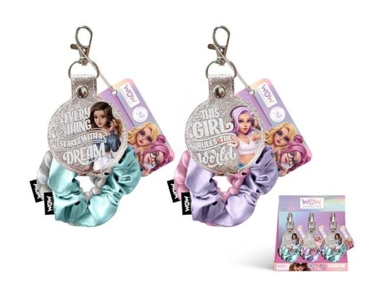 E-shop Gumičky do vlasov so scrunchie a príveskom WOW Generation