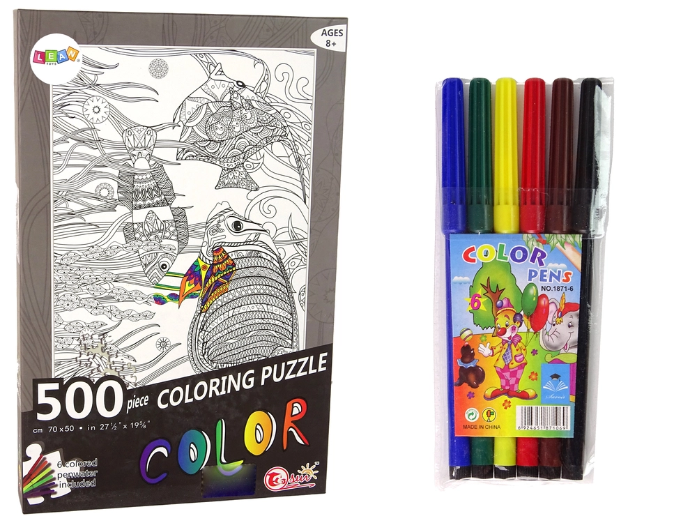E-shop Lean Toys Farebné Ryby v oceáne 500 dielov