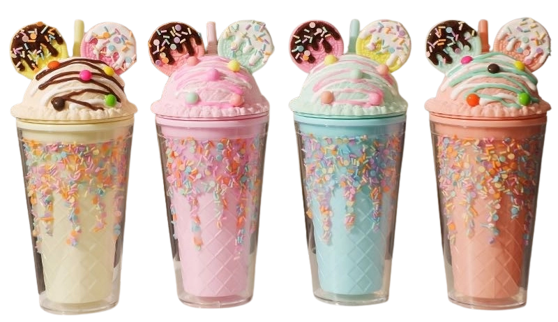 E-shop Pohár s viečkom a slamkou OREO 480 ml – viac variantov
