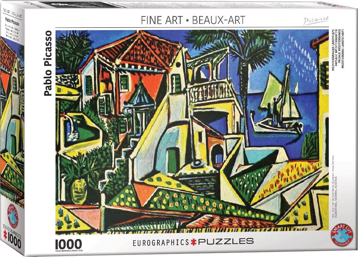 E-shop Puzzle Stredomorská krajina 1000 dielikov EUROGRAPHICS