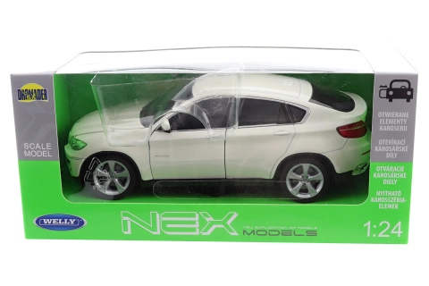 Kovový model BMW X6 1:24 s otvárateľnými dielmi