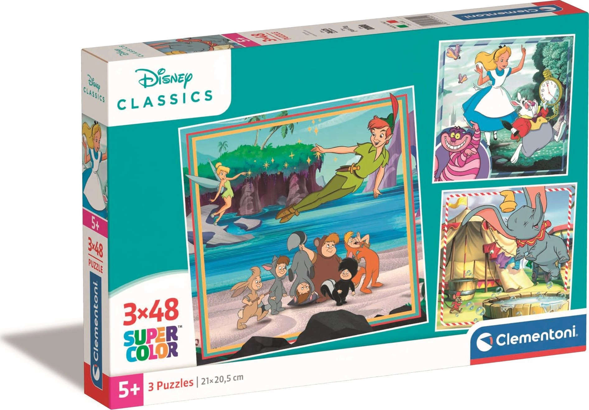 CLEMENTONI Disney klasika 3x48 dielov