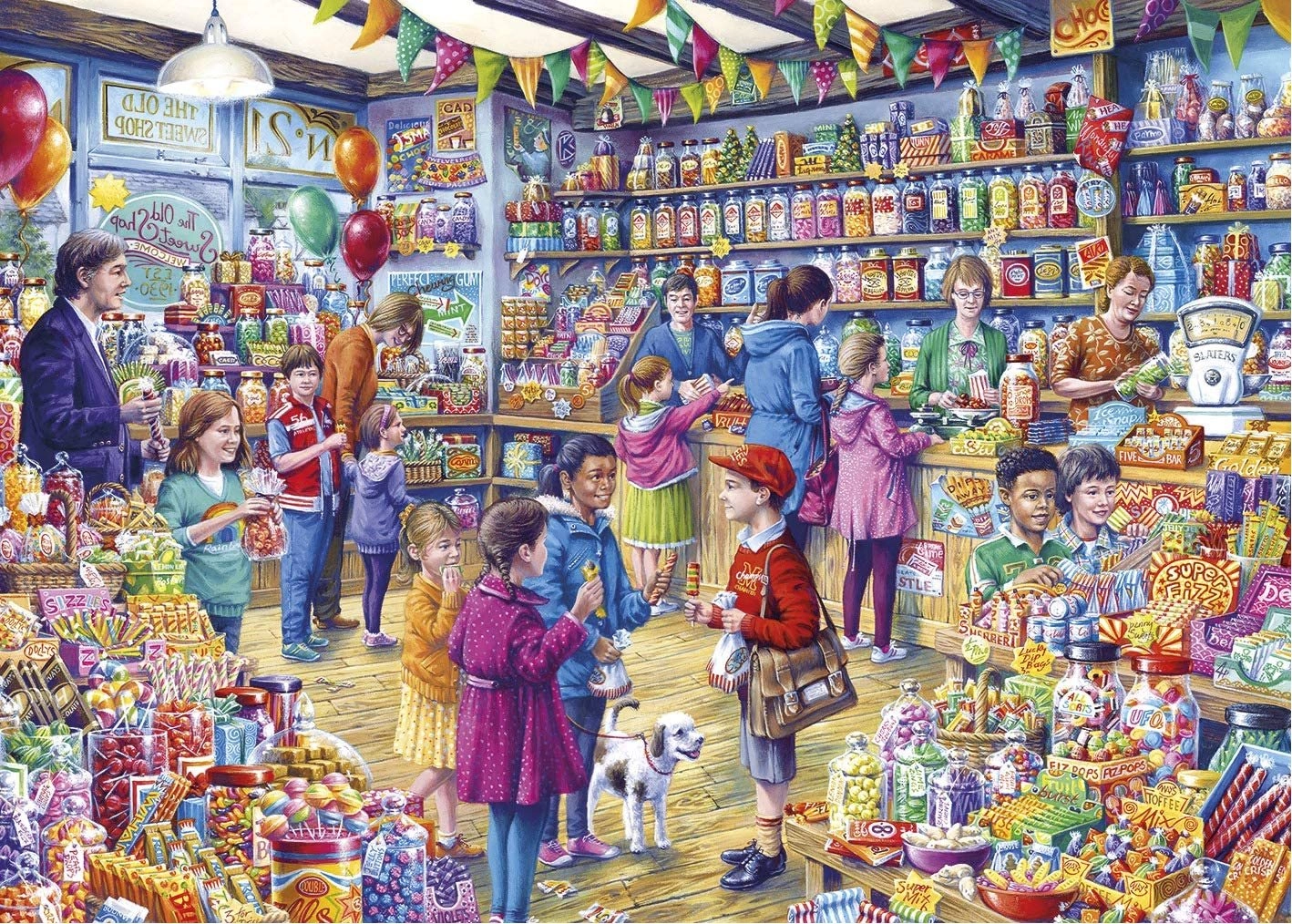 Gibsons The Old Sweet Shop 1000 dielov