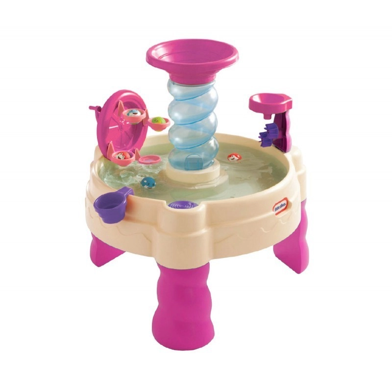 E-shop Little Tikes Vodný stôl Špirálová fontána ružový 173769