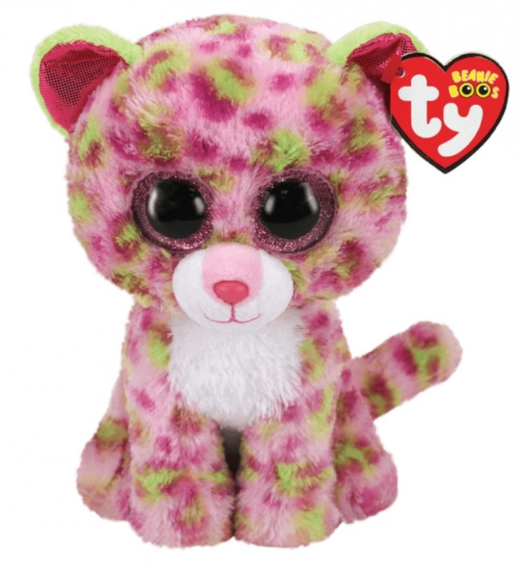 E-shop TY Beanie Boos maskot ružový leopard 15 cm