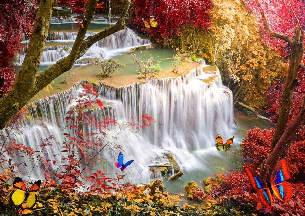 E-shop Grafika Deep Forest Waterfall 2000 dielov