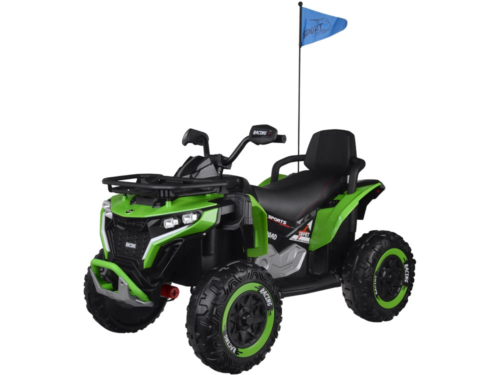 Veľká detská elektrická štvorkolka 4x4 zelená